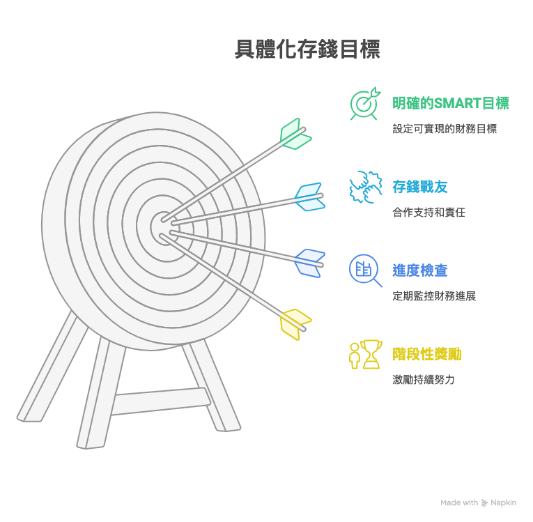 怎麼快速存錢?5步驟存錢攻略+實用方法,存款目標逐步實現!-1